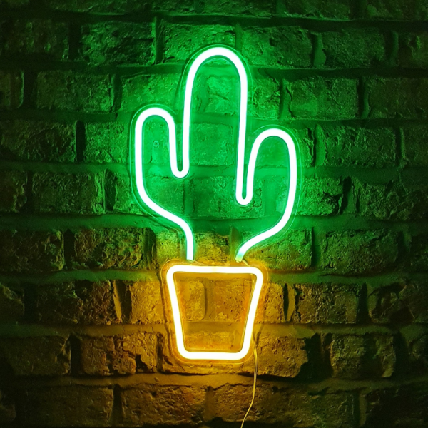 Cactus Neon LED Sign