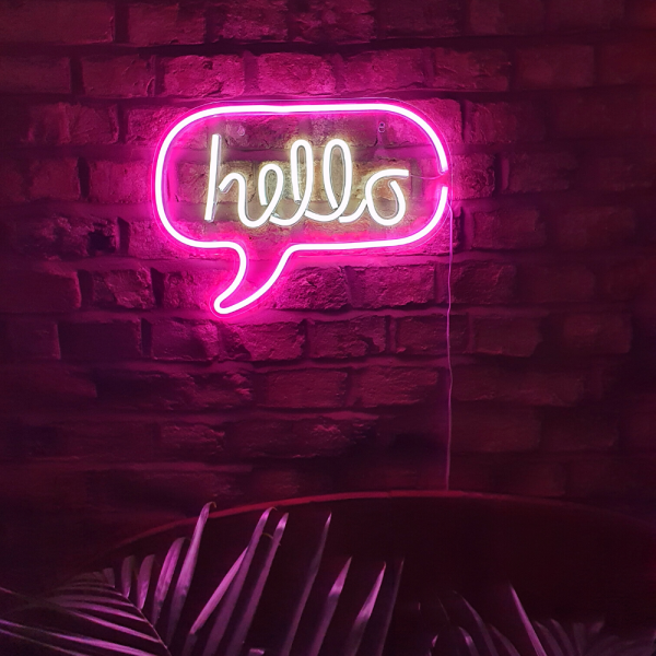 Hello Neon LED Sign