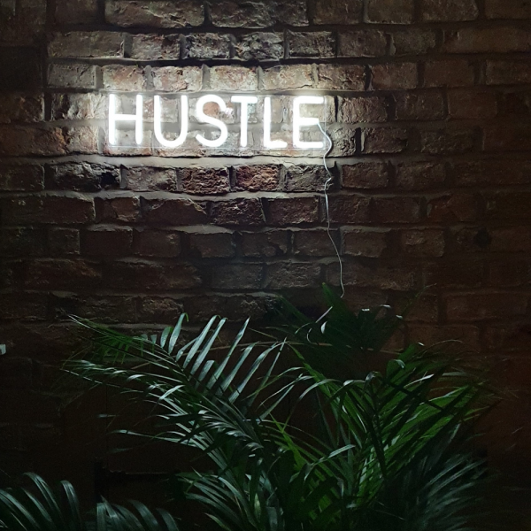 Hustle Neon LED Sign
