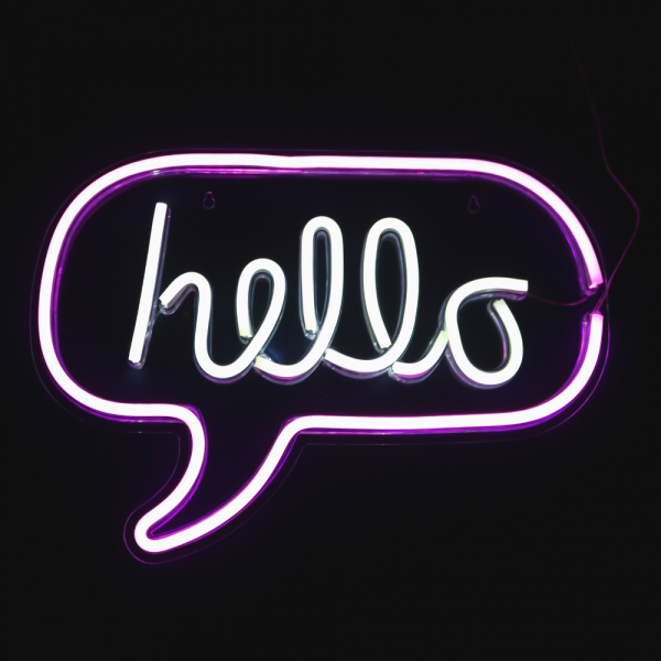 Hello Neon LED Sign