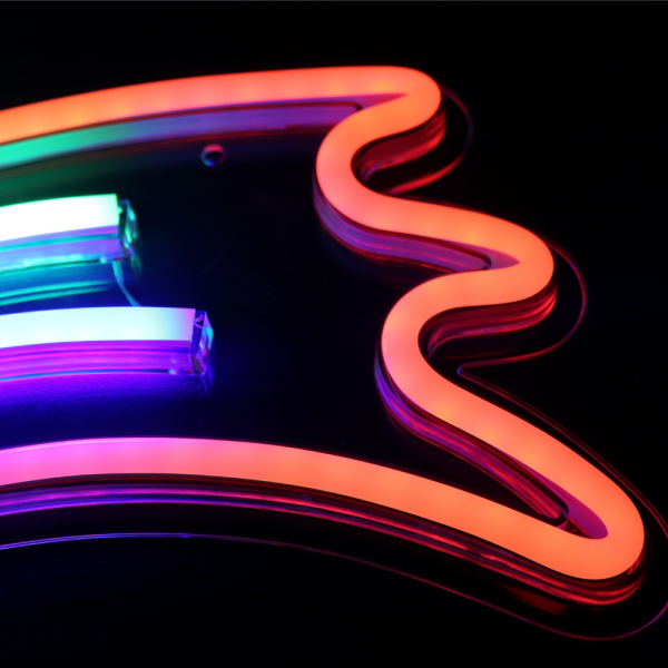 Shooting Star Neon LED Sign
