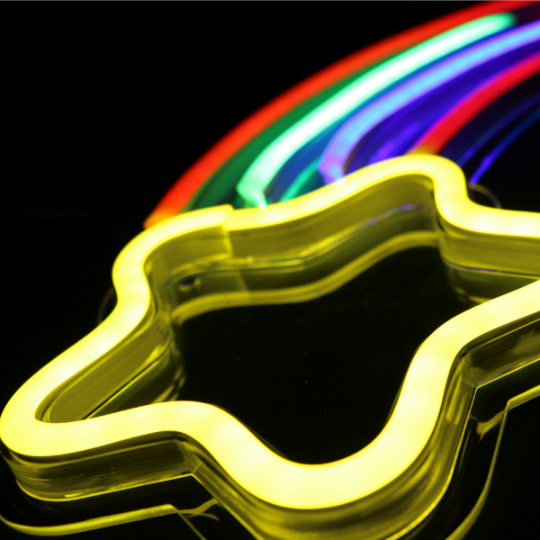 Shooting Star Neon LED Sign
