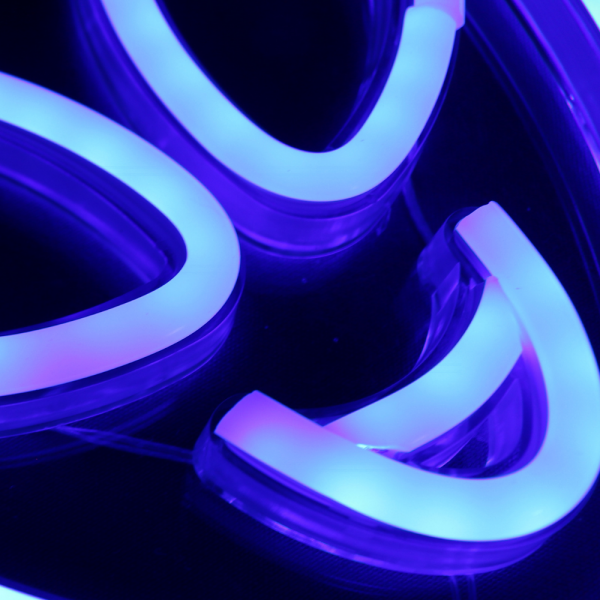 Blue Alien Neon LED Sign