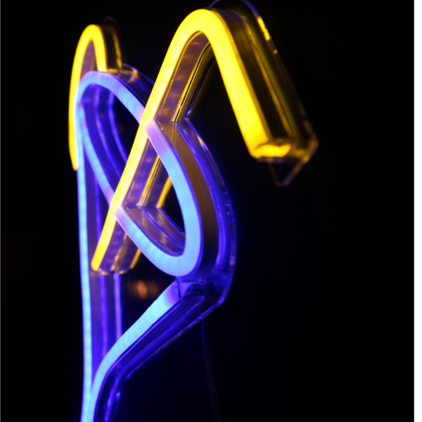 Blue Cocktail Bar Neon LED Sign