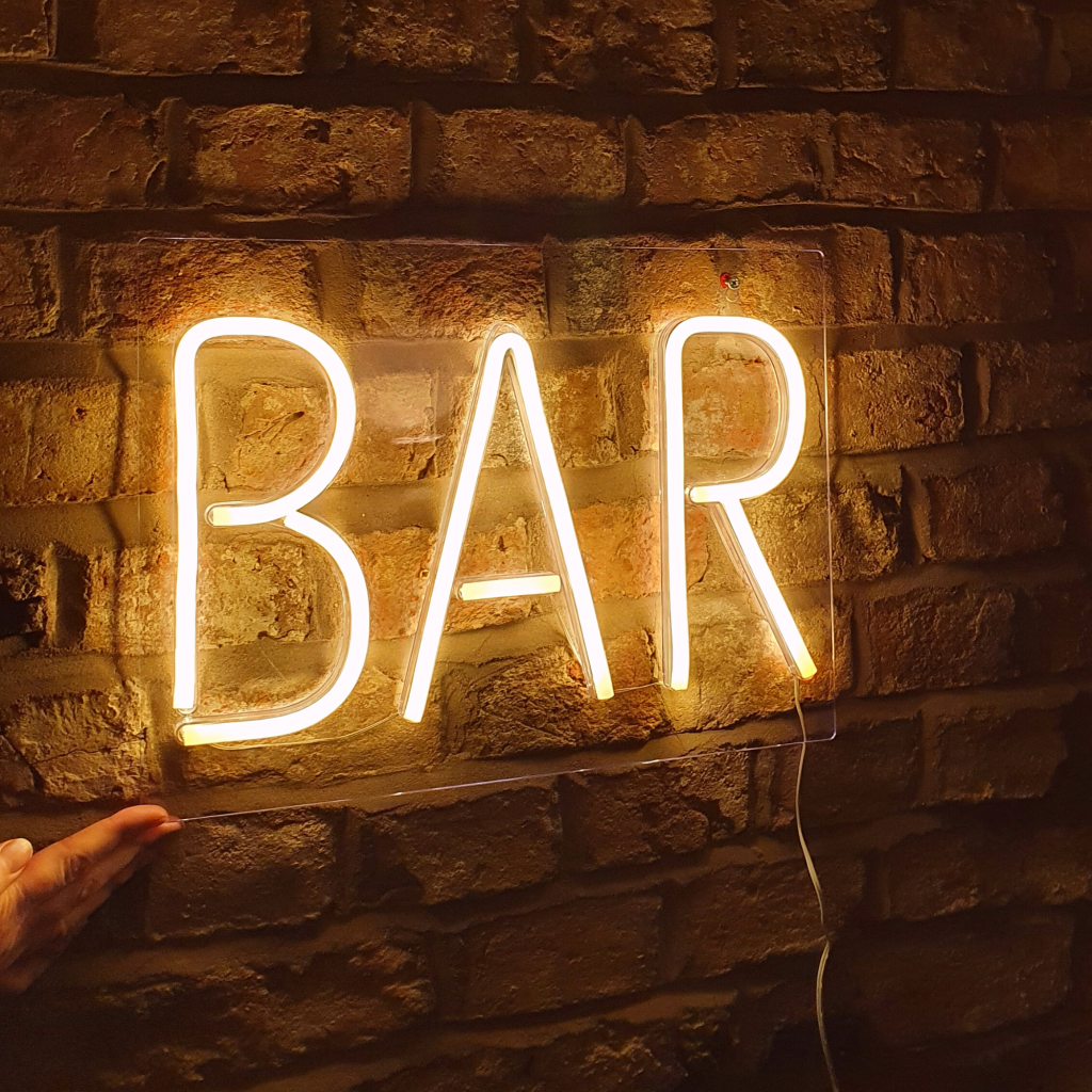 BAR Neon LED Sign
