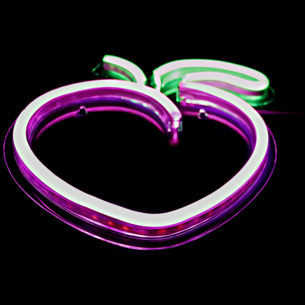 Peach LED Neon Sign
