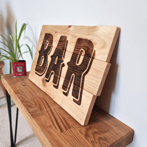 Pallet Wood BAR Sign