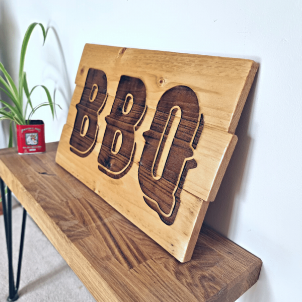 Pallet Wood BBQ Sign