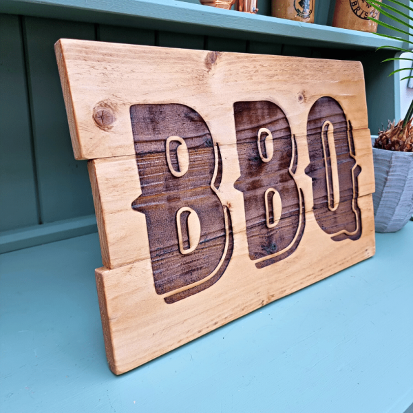 Pallet Wood BBQ Sign