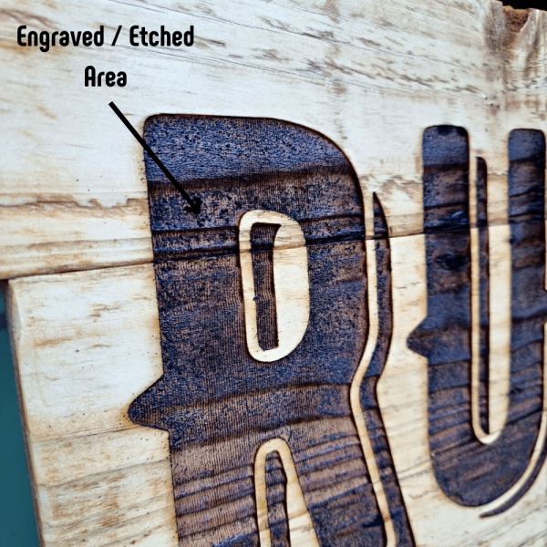 Pallet Wood Rum Sign