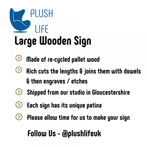Pallet Wood BBQ Sign - Image 10